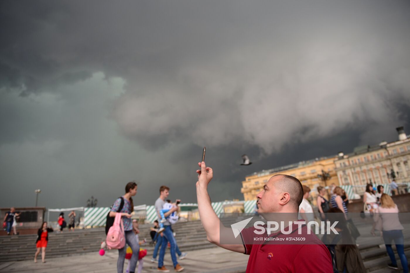 Rain in Moscow