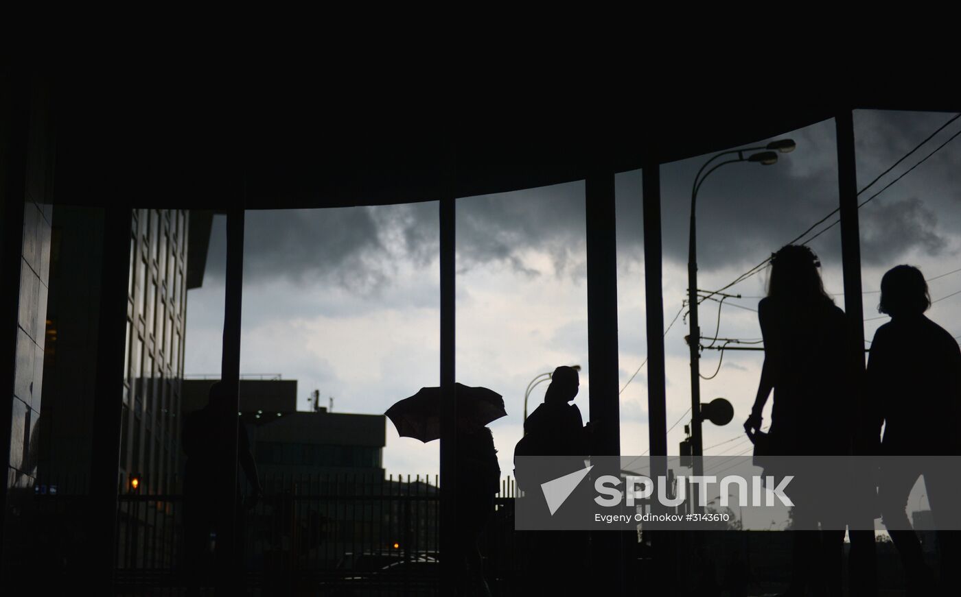 Rain in Moscow