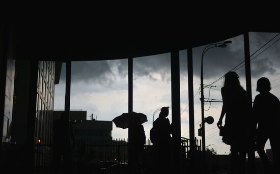 Rain in Moscow