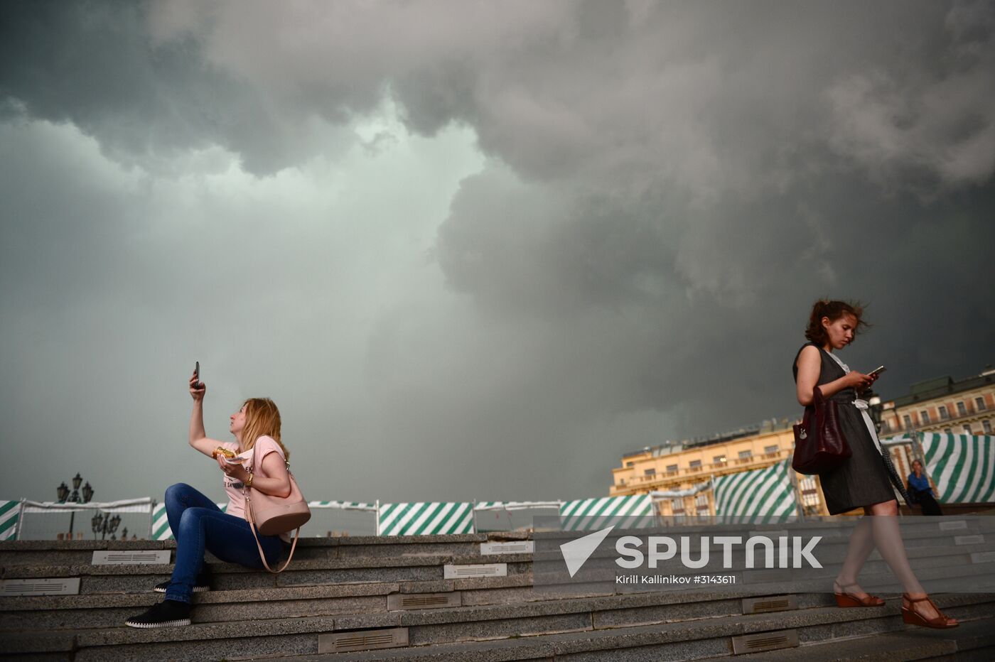 Rain in Moscow