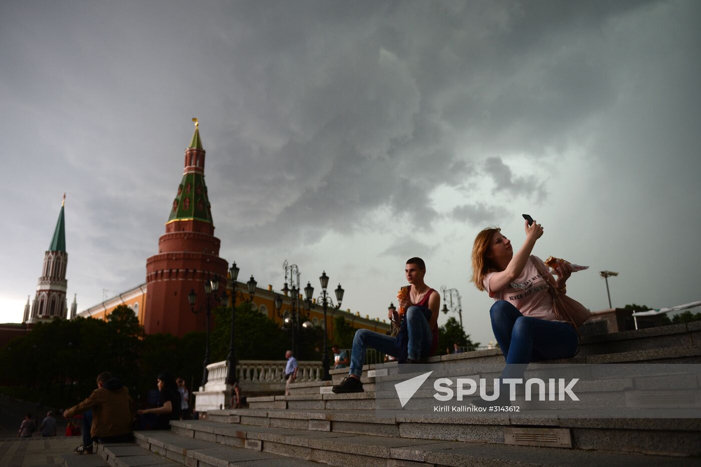 Rain in Moscow