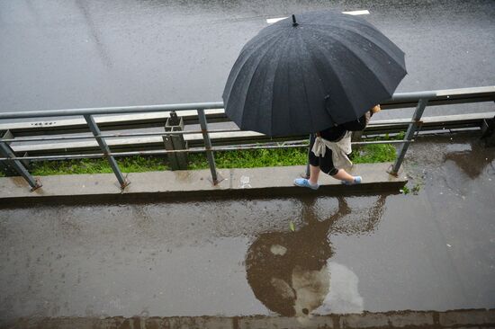 Rain in Moscow