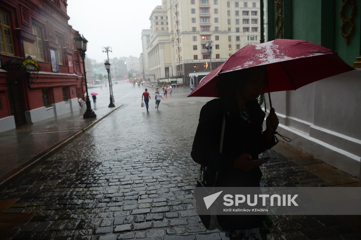 Rain in Moscow