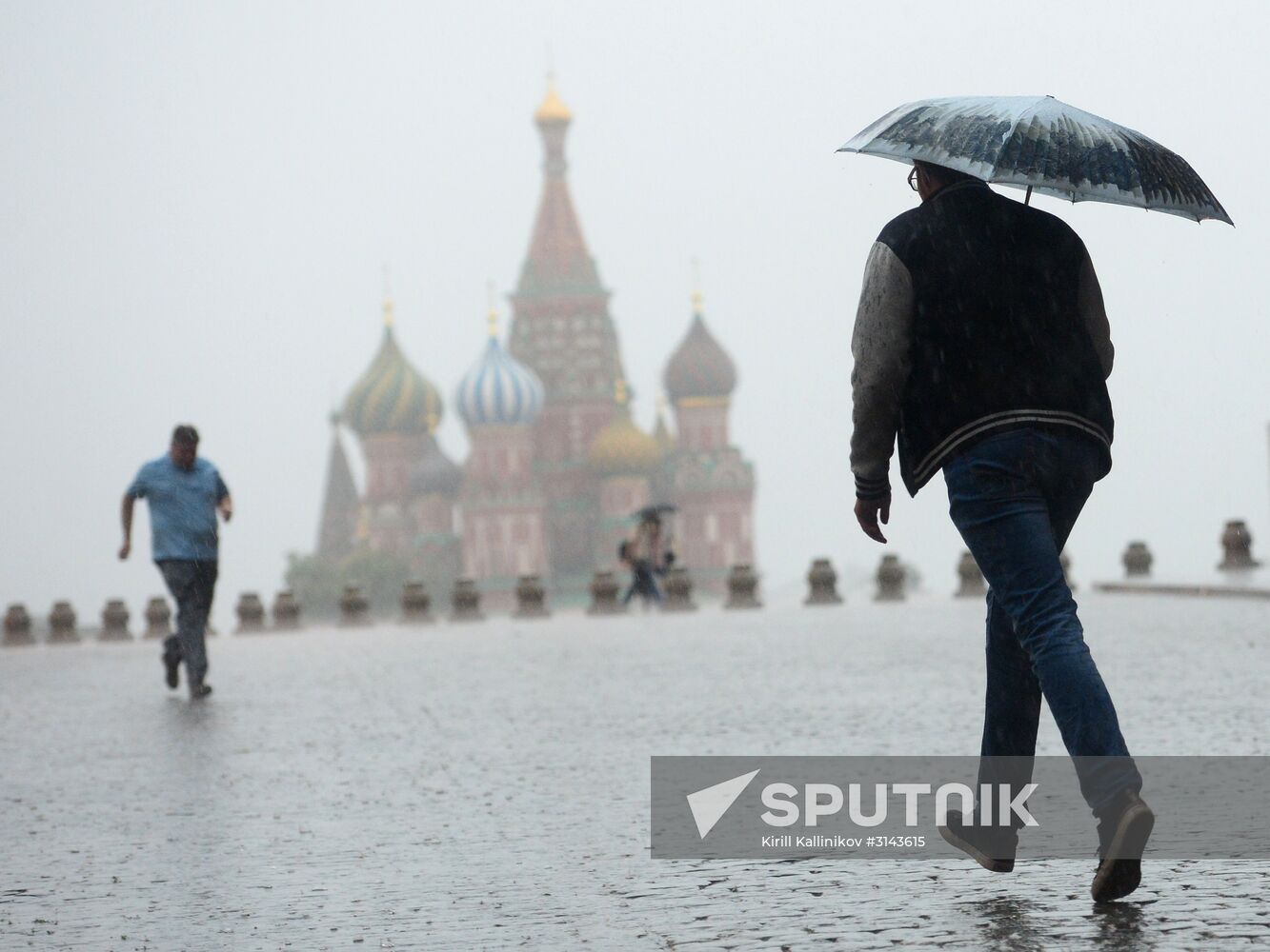 Rain in Moscow