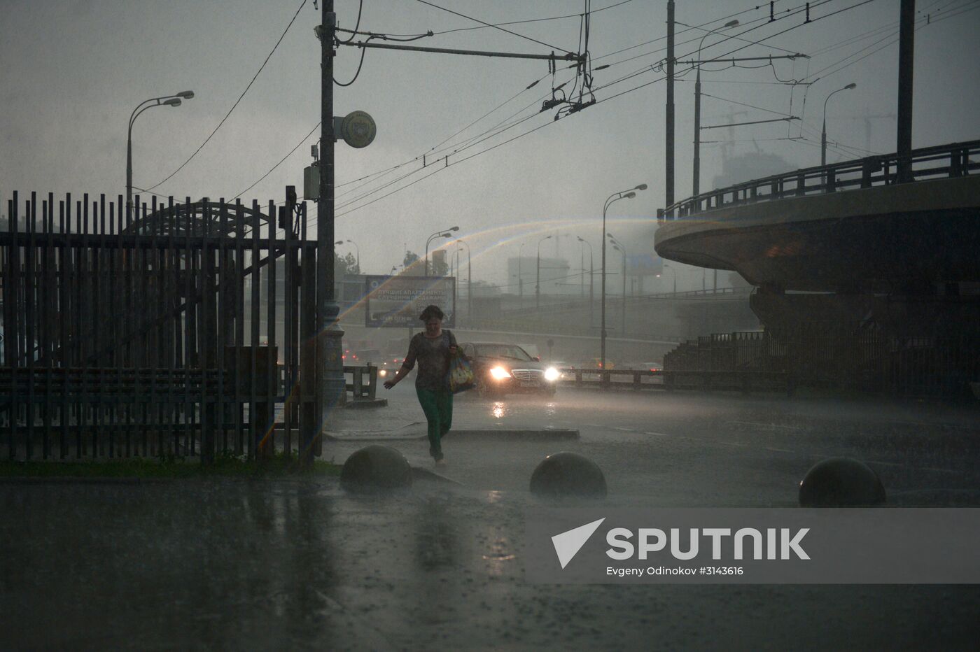 Rain in Moscow