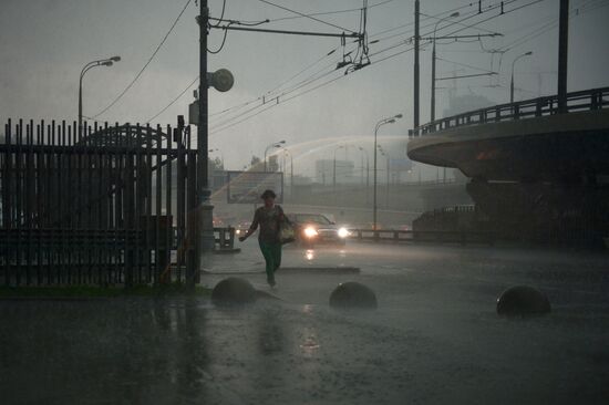 Rain in Moscow