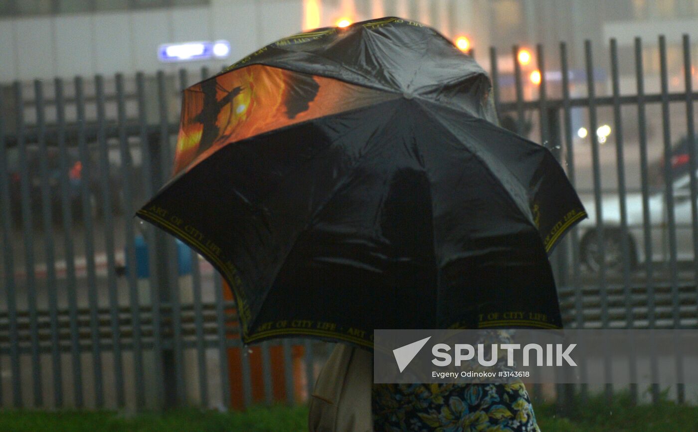 Rain in Moscow