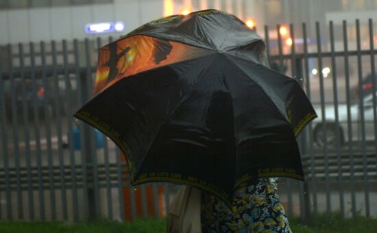 Rain in Moscow