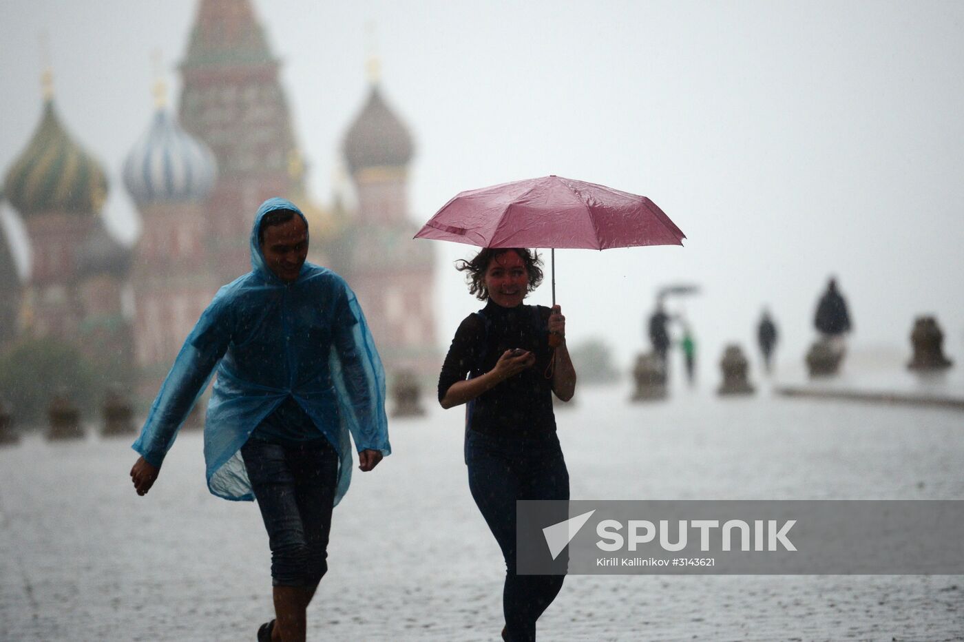 Rain in Moscow