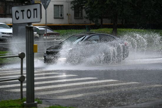 Rain in Moscow