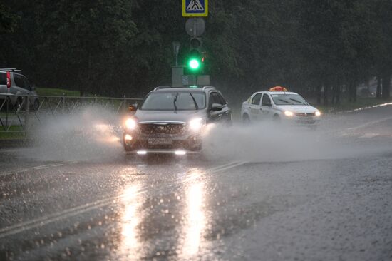 Rain in Moscow