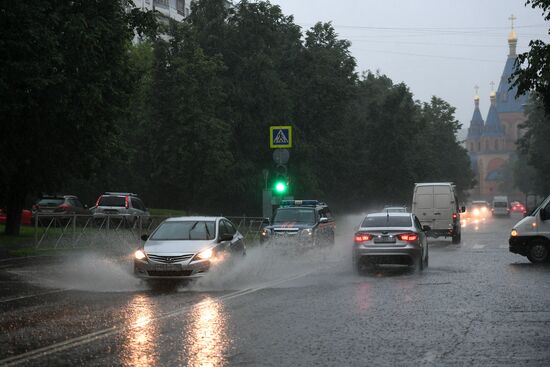 Rain in Moscow