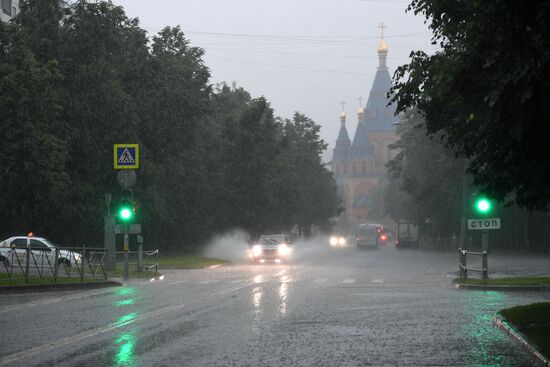 Rain in Moscow