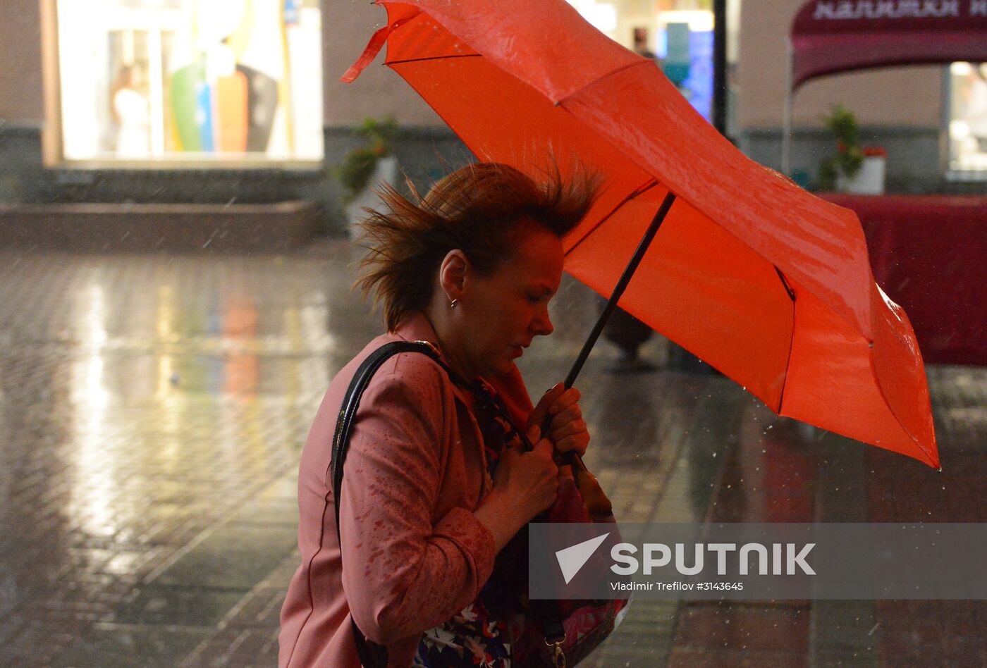 Rain in Moscow