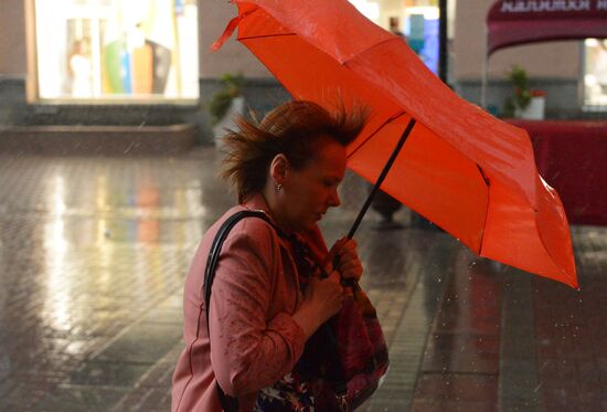 Rain in Moscow