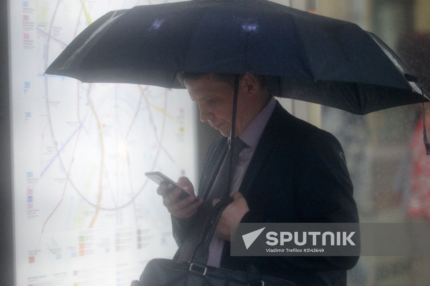 Rain in Moscow