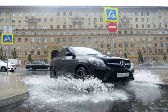 Rain in Moscow