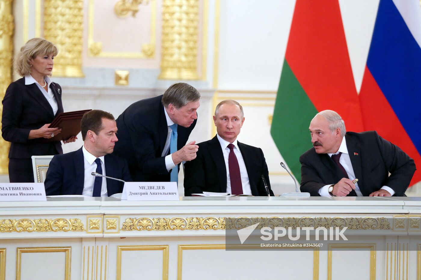 Russia, Belarus Presidents Putin and Lukashenko attend Union State's Supreme State Council meeting