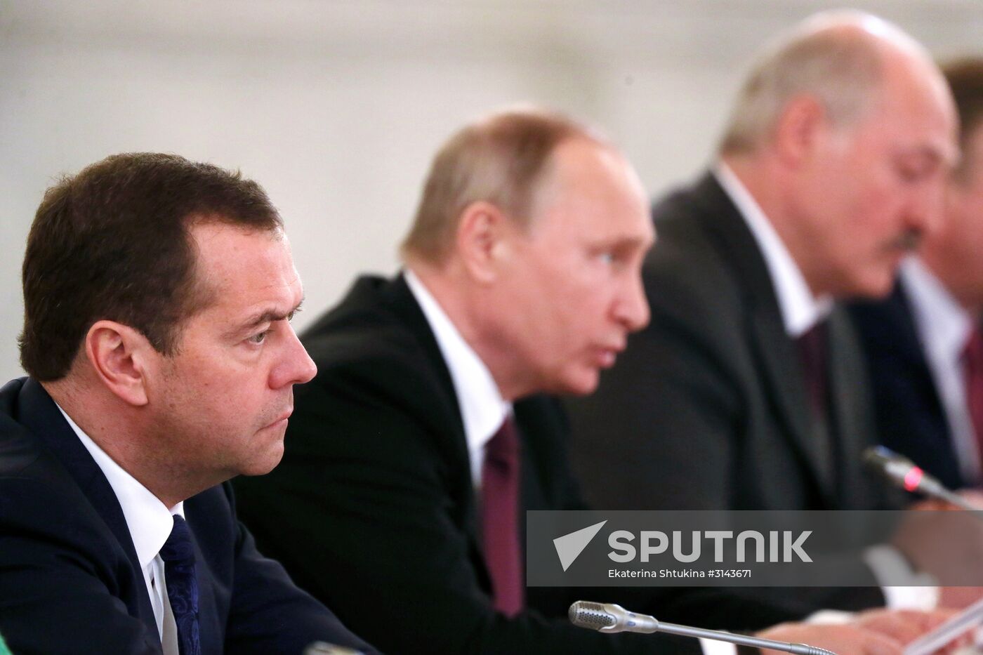 Russia, Belarus Presidents Putin and Lukashenko attend Union State's Supreme State Council meeting