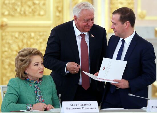 Russia, Belarus Presidents Putin and Lukashenko attend Union State's Supreme State Council meeting