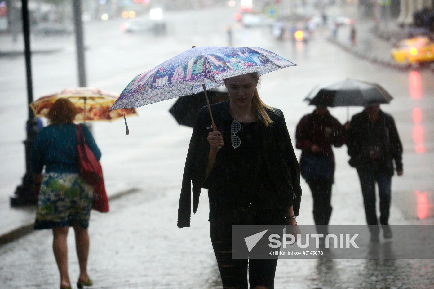 Rain in Moscow