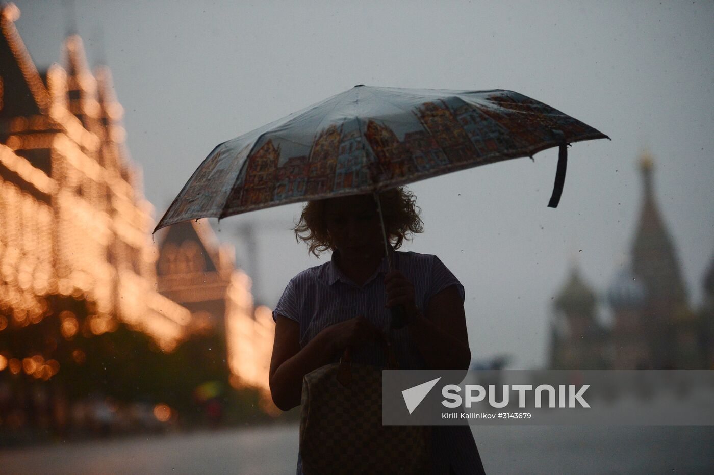 Rain in Moscow