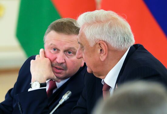 Russia, Belarus Presidents Putin and Lukashenko attend Union State's Supreme State Council meeting