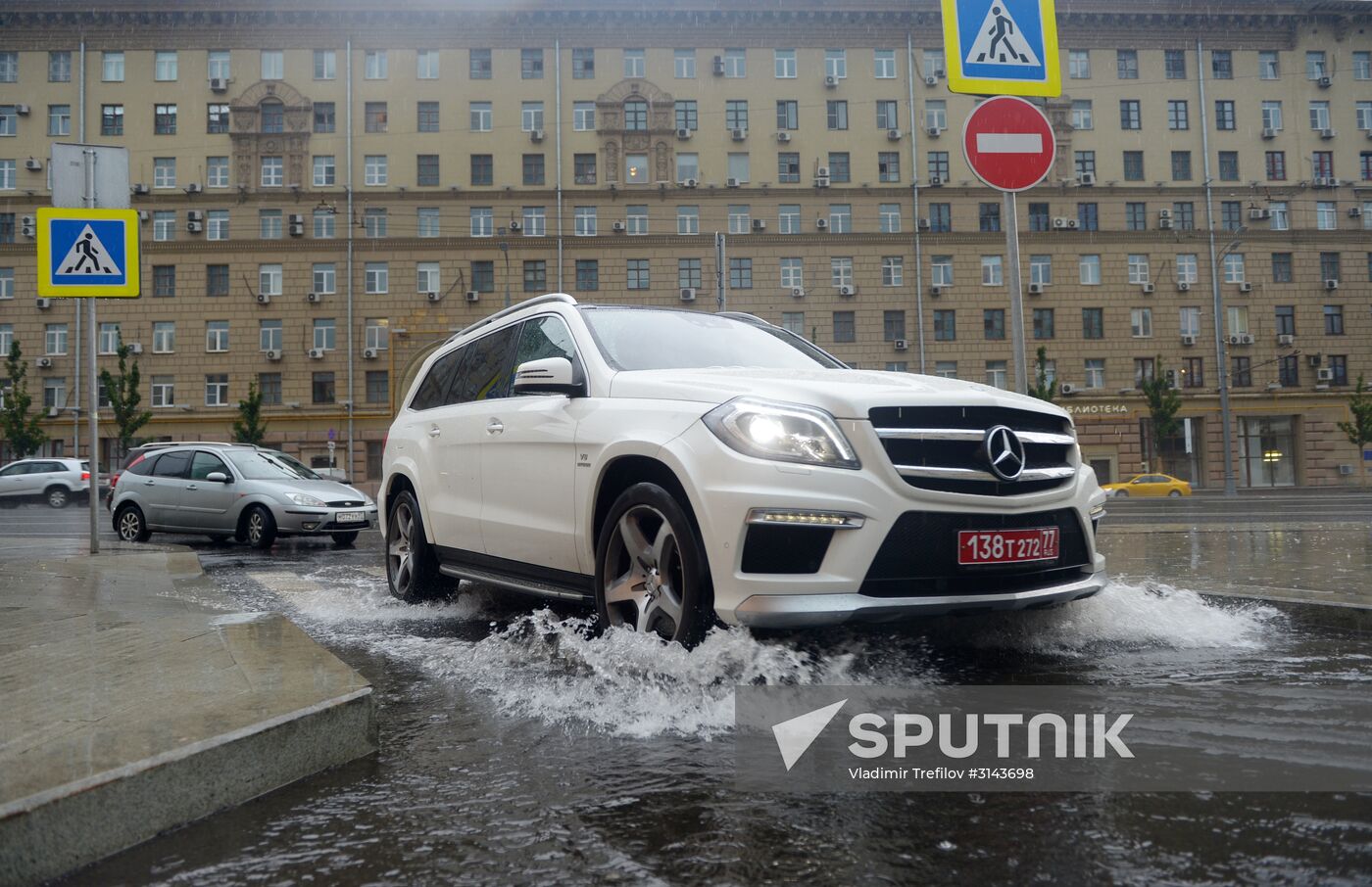 Rain in Moscow