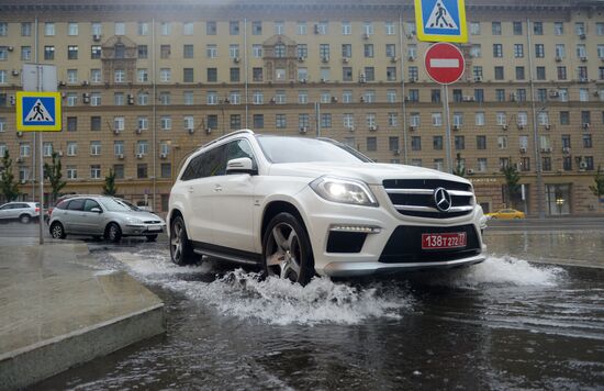 Rain in Moscow
