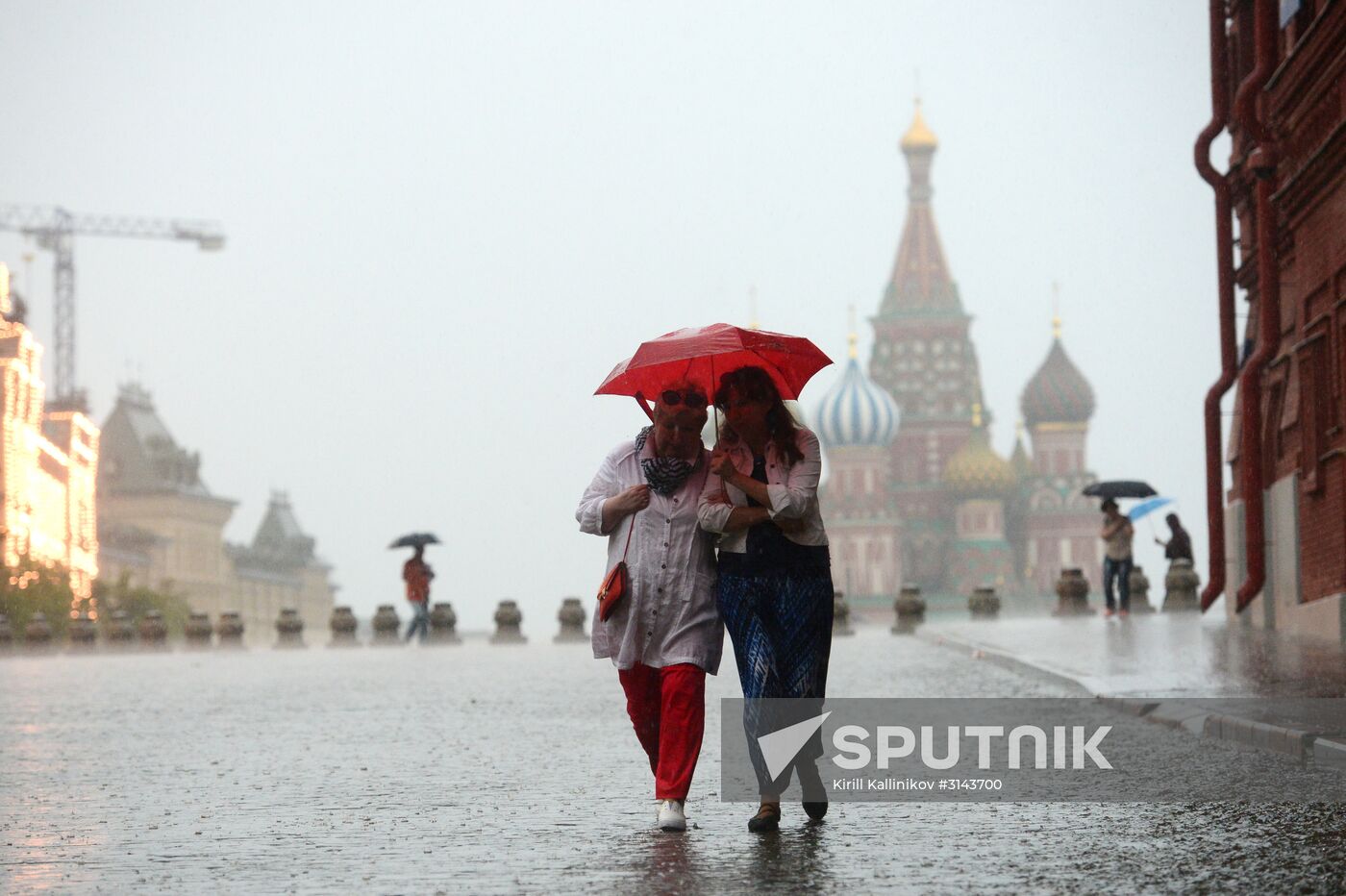 Rain in Moscow