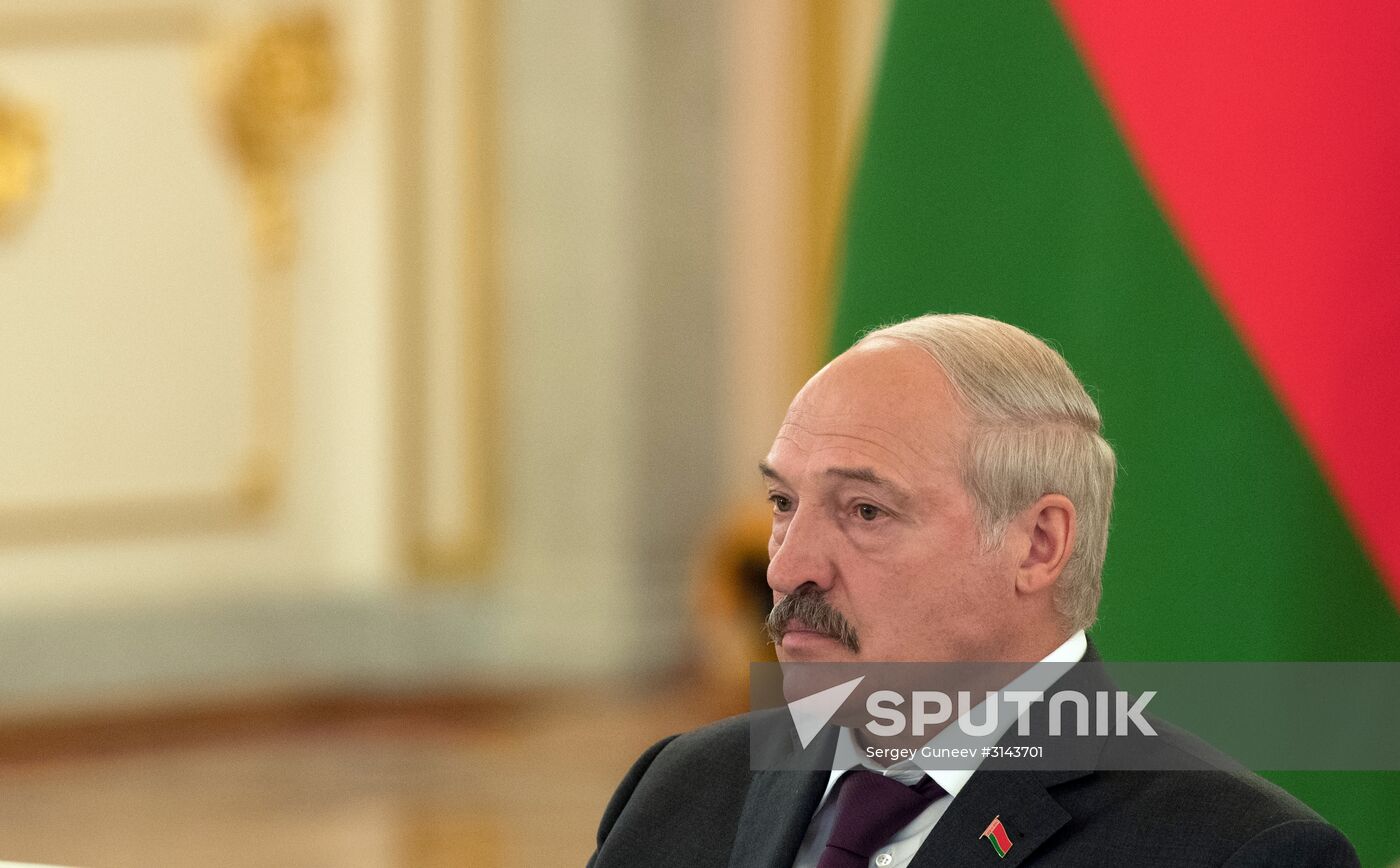 Russia, Belarus Presidents Putin and Lukashenko attend Union State's Supreme State Council meeting
