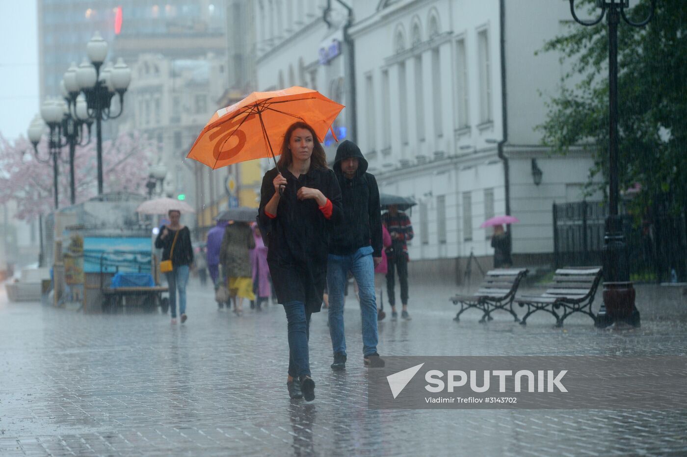 Rain in Moscow