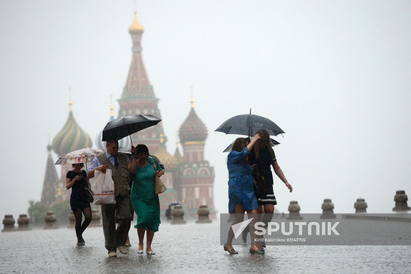 Rain in Moscow
