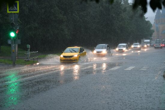 Rain in Moscow