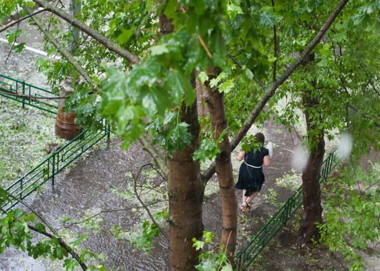 Rain in Moscow