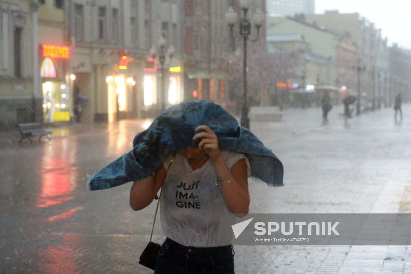 Rain in Moscow