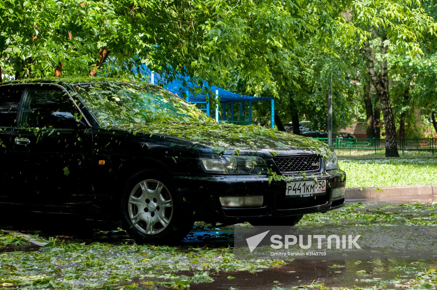 Rain in Moscow
