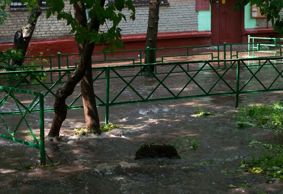 Rain in Moscow