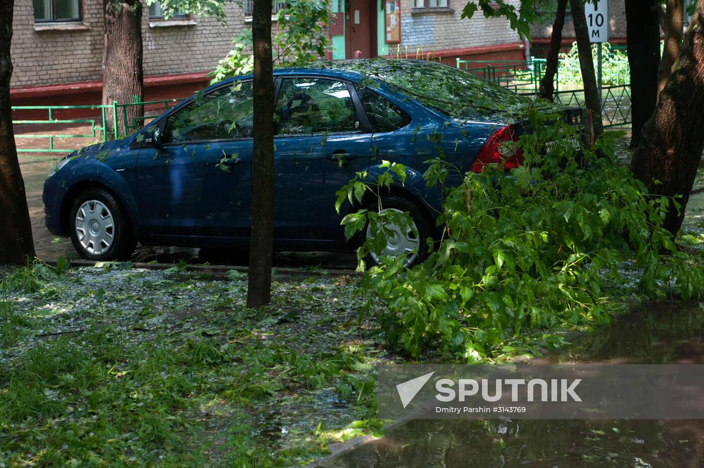 Rain in Moscow