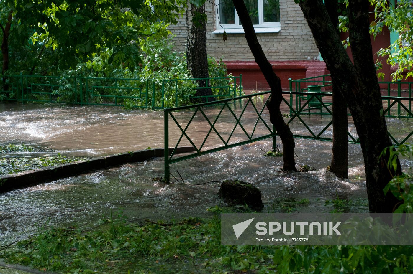Rain in Moscow