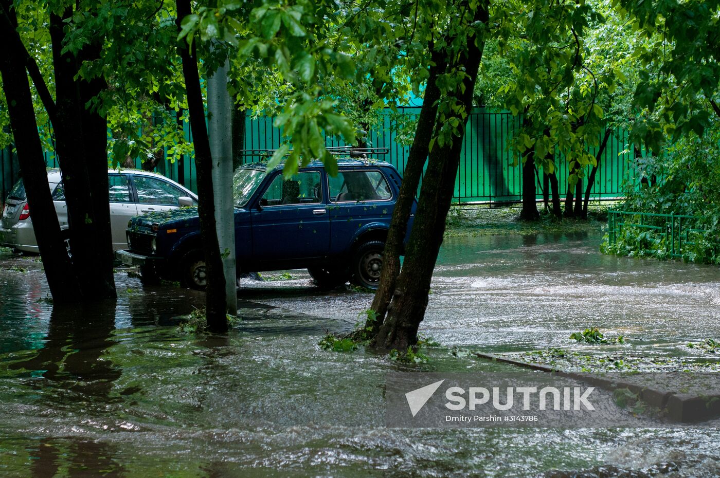 Rain in Moscow