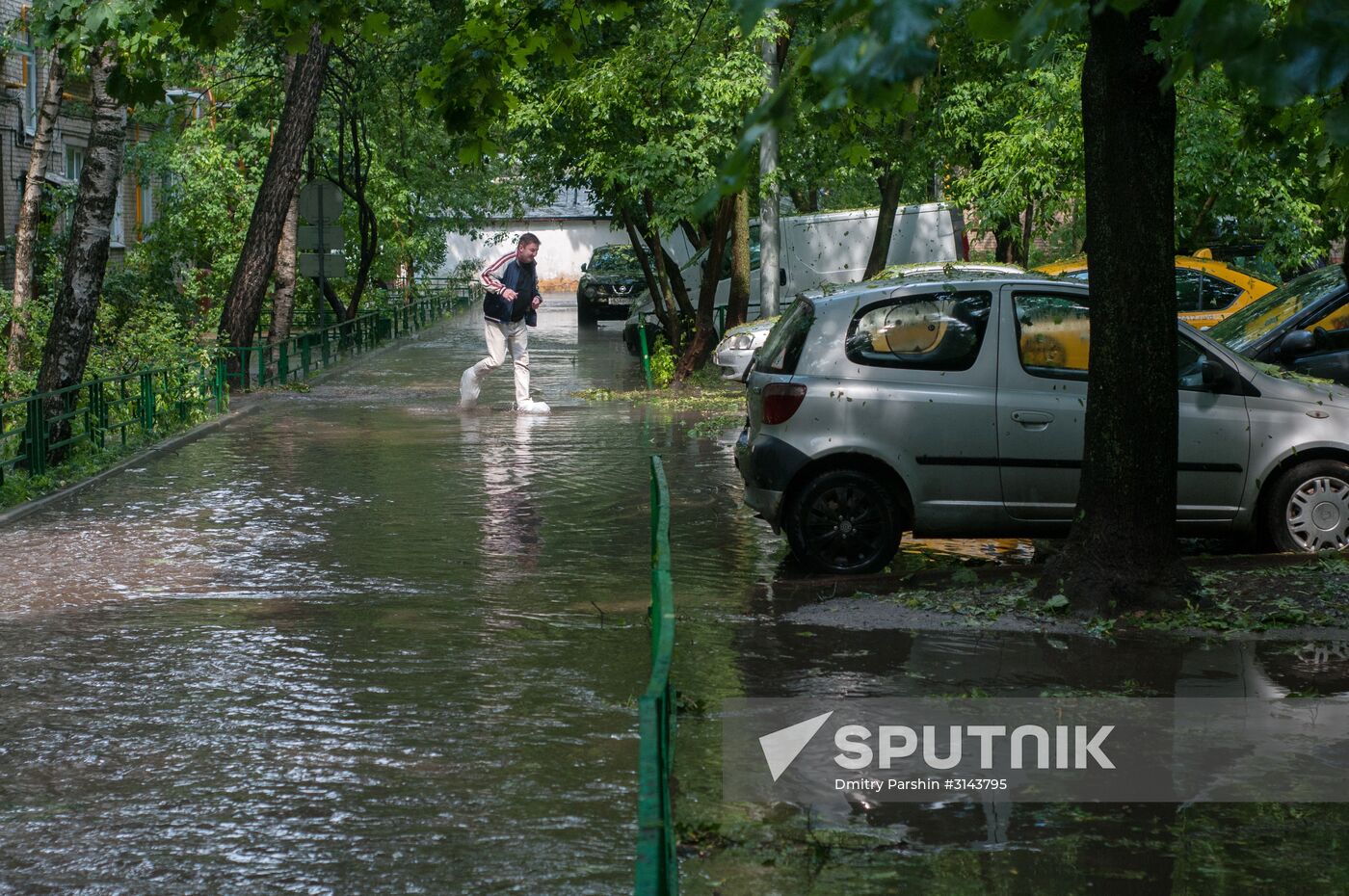 Rain in Moscow