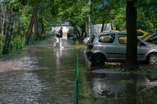 Rain in Moscow