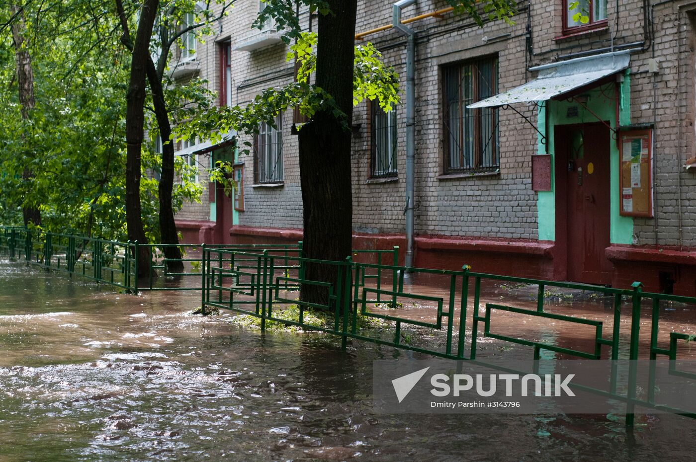 Rain in Moscow