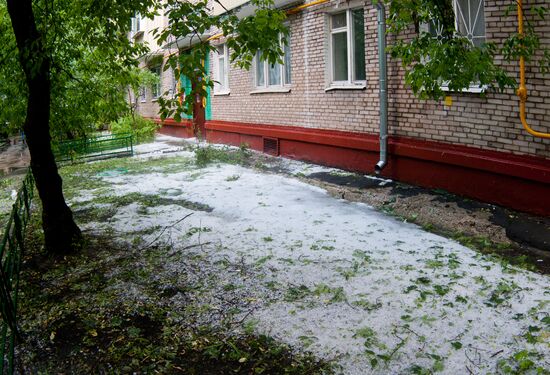 Rain in Moscow