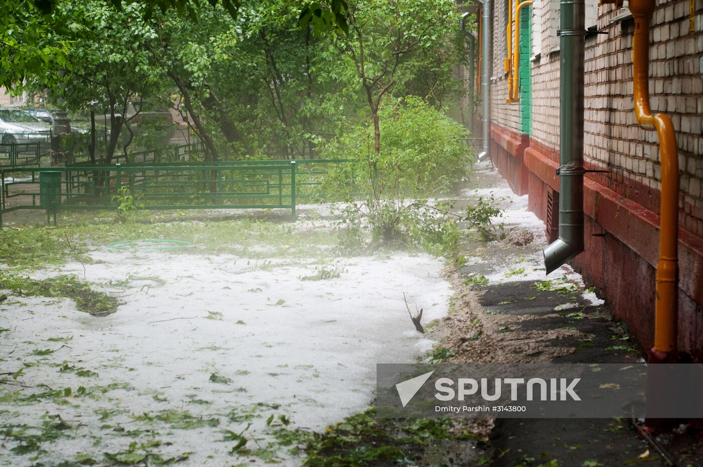 Rain in Moscow
