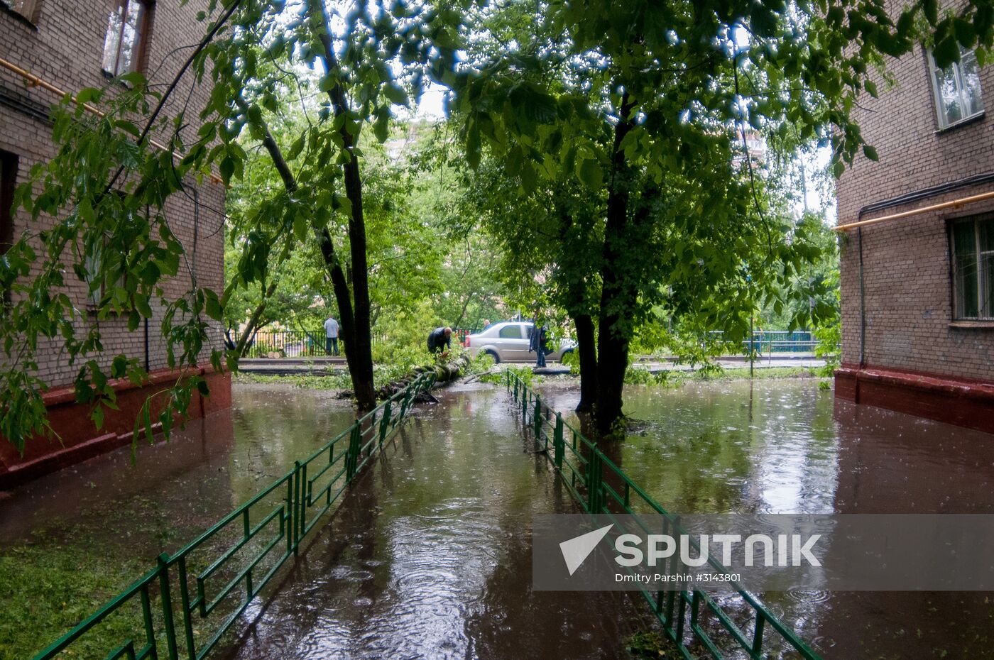Rain in Moscow
