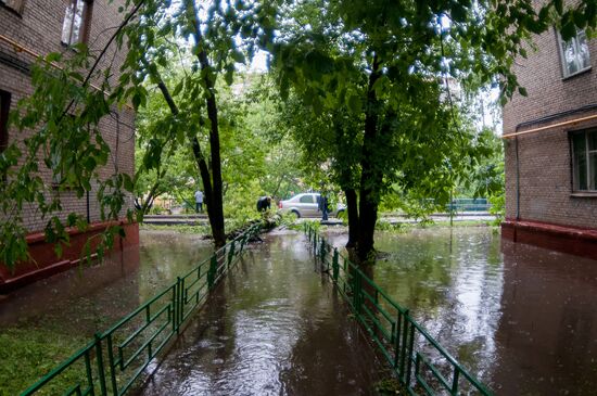 Rain in Moscow