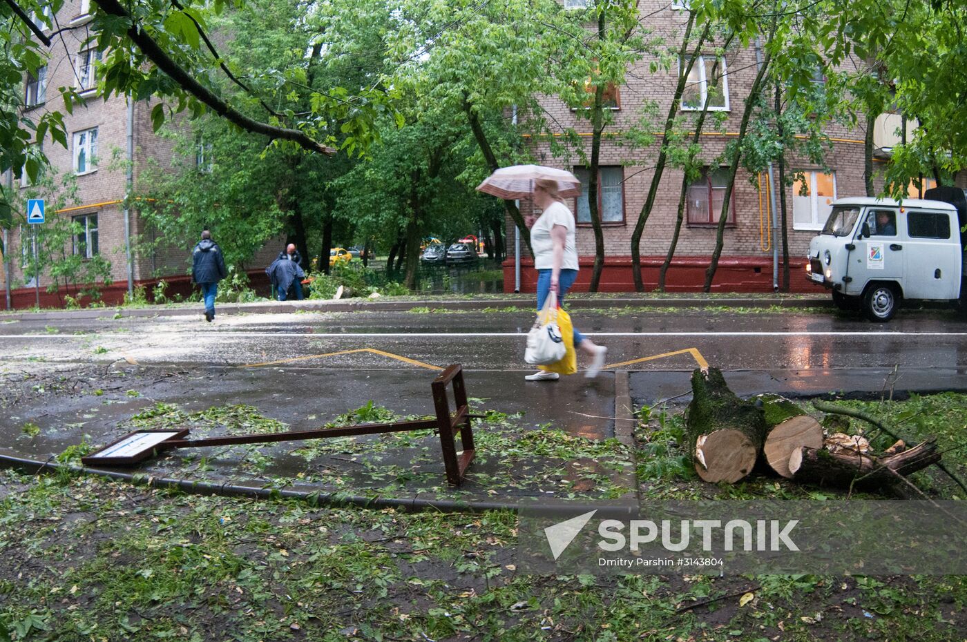 Rain in Moscow