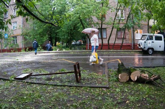 Rain in Moscow